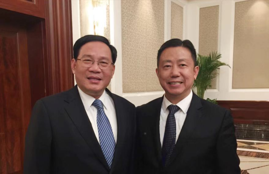 中央政治局常委、國務院總理李強與周海江合影